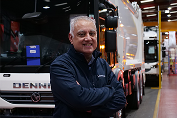 In Focus with Satnam Singh, mobile technical trainer at Dennis Eagle