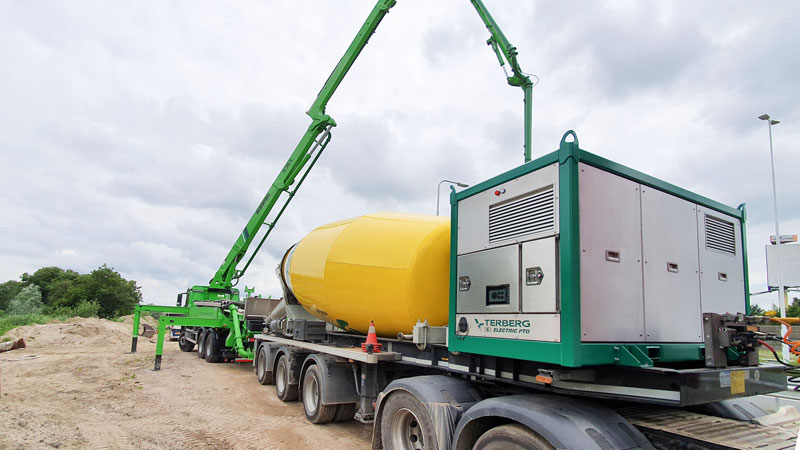 Terberg introduces electric and hydrogen PTO for construction industry